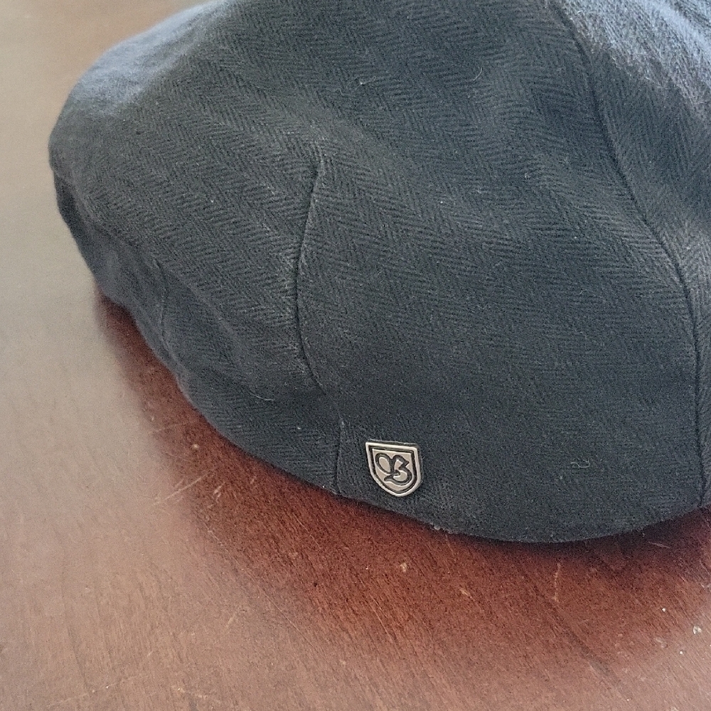 Brixton Black Flat Cap - Picture 2 of 4